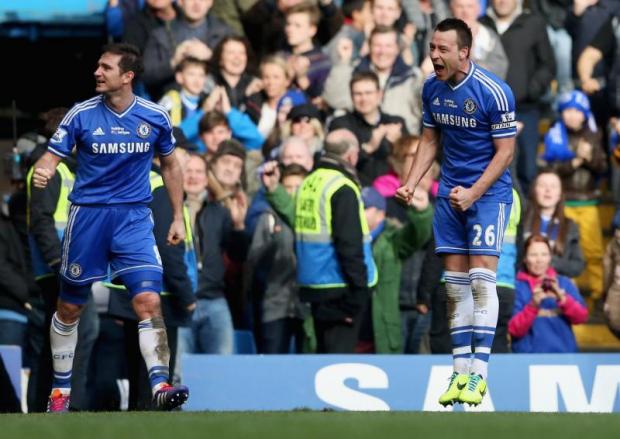 John Terry nets injury time winner to boost to Chelsea title hopes