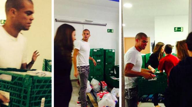 Real Madrid player helps disadvantaged families