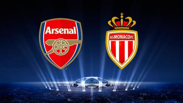Arsenal Line-Up for Monaco