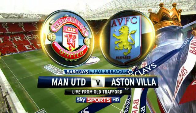 Manchester United LINE-UP for Aston Villa