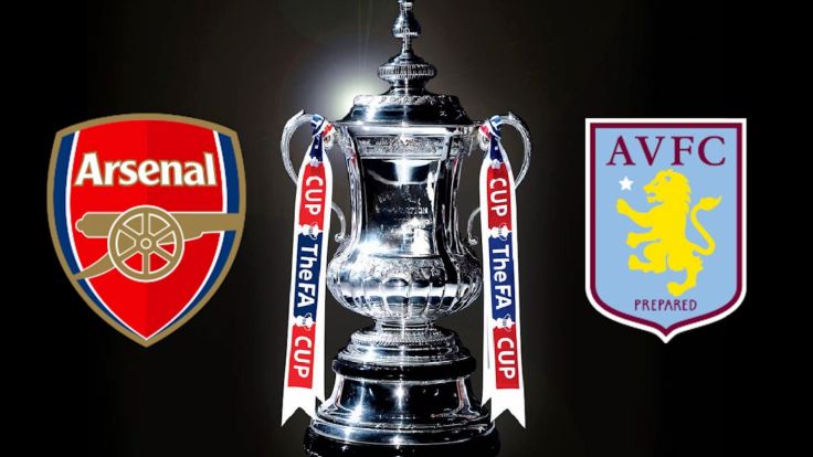Arsenal FA Cup Final LINE-UP for Aston Villa