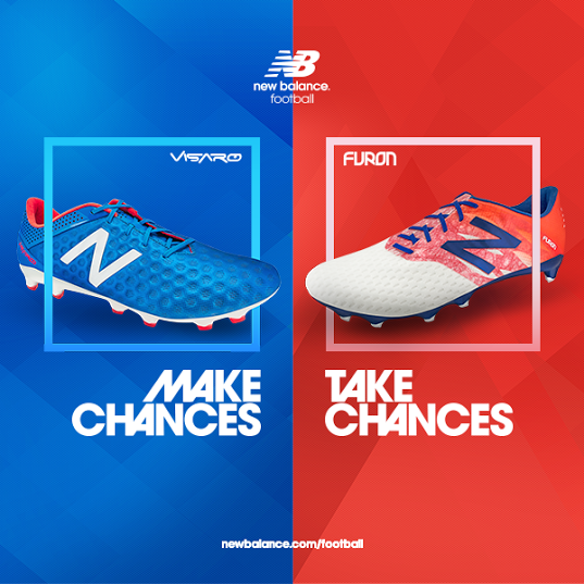 ‘Make Chances’ or ‘Take Chances’ – New Balance Football’s first boot silos celebrate attacking football