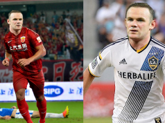 What Rooney could look like playing for Shanghai SIPG in the Chinese Super League or for LA Galaxy in the MLS
