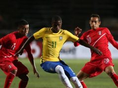 Brazilian Wonderkid, Vinicius Junior in action for Brazil's U17s.